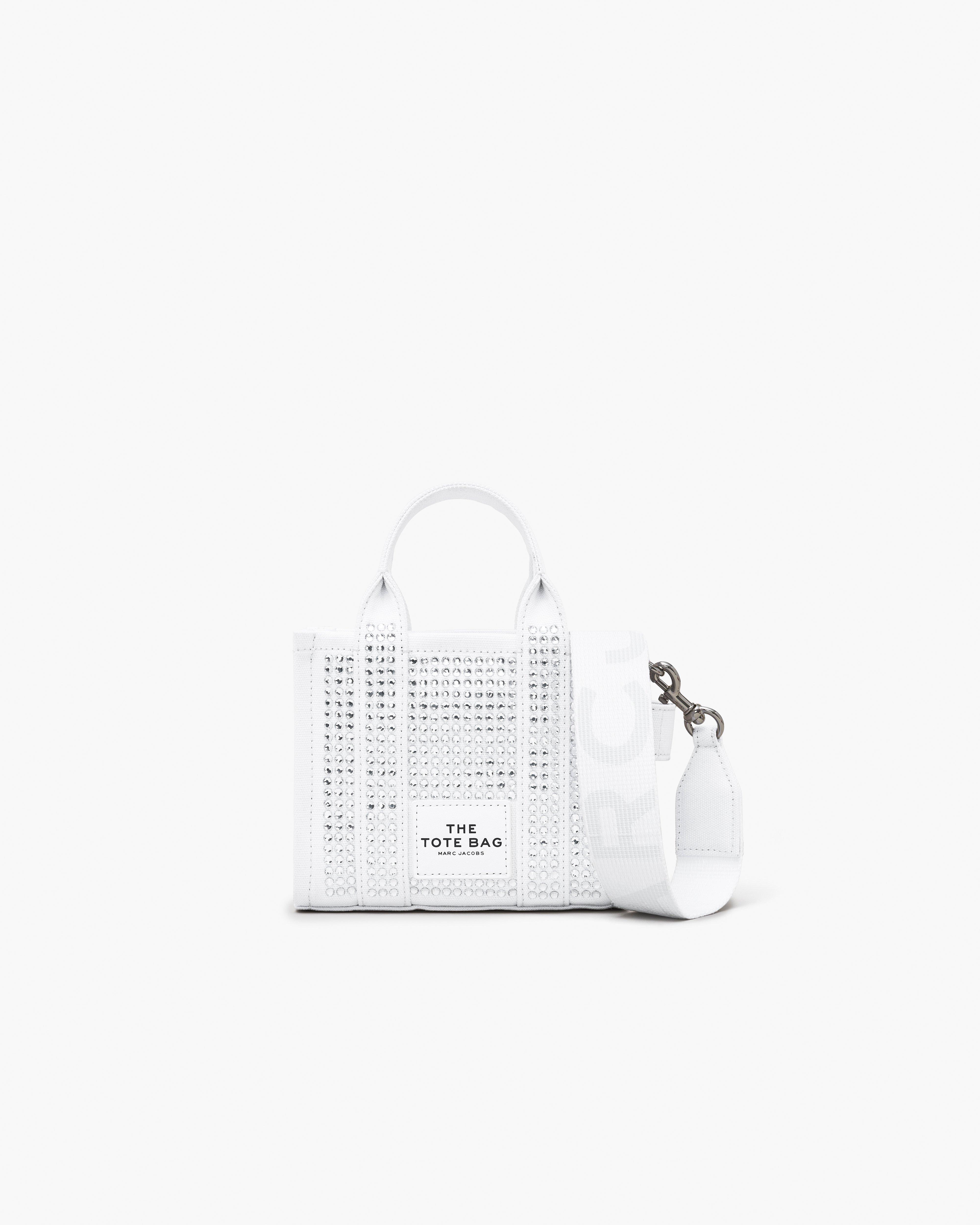 

Сумка-тоут Crystal Canvas Crossbody Marc Jacobs, цвет White Crystal