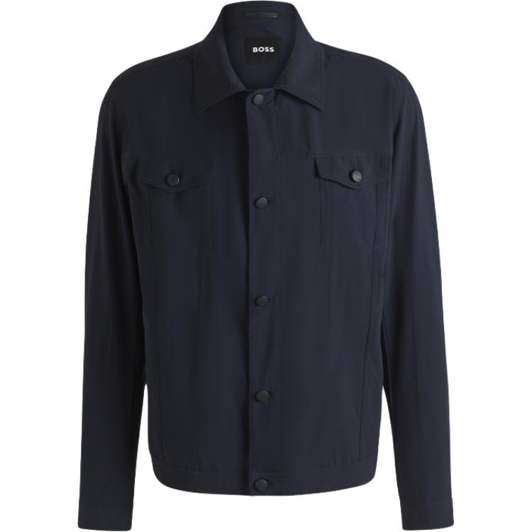 

HUGO BOSS Темно-синяя куртка для мужчин, Dark Blue