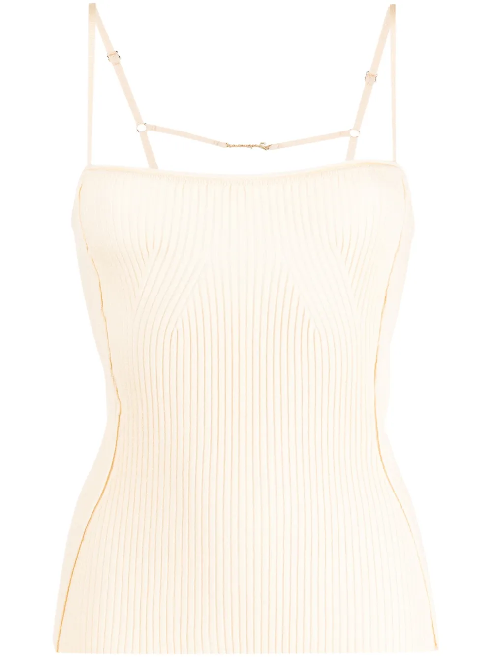 

Топ Le Haut Sierra в рубчик JACQUEMUS, нейтральный