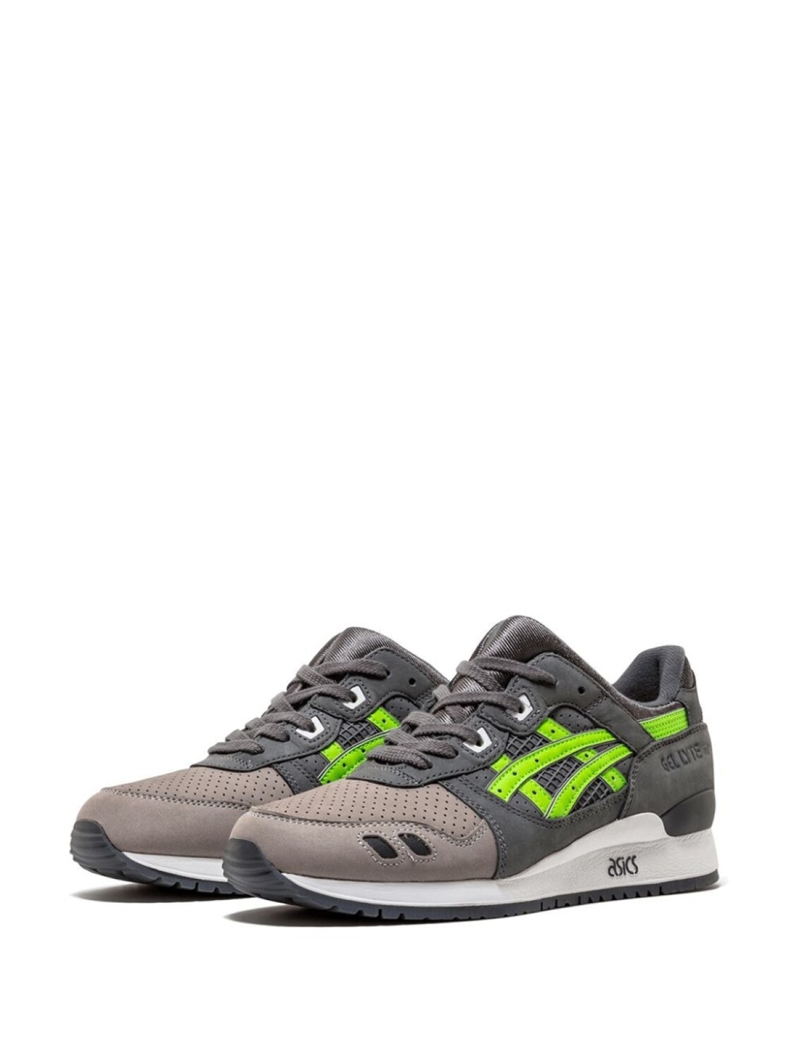 Кроссовки Asics Gel-Lyte 3, серый/зеленый — фото 2