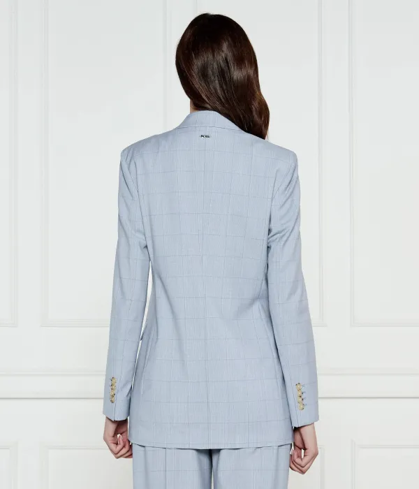 Элегантная шерстяная куртка jaleto3 Regular fit Boss, синий — фото 3