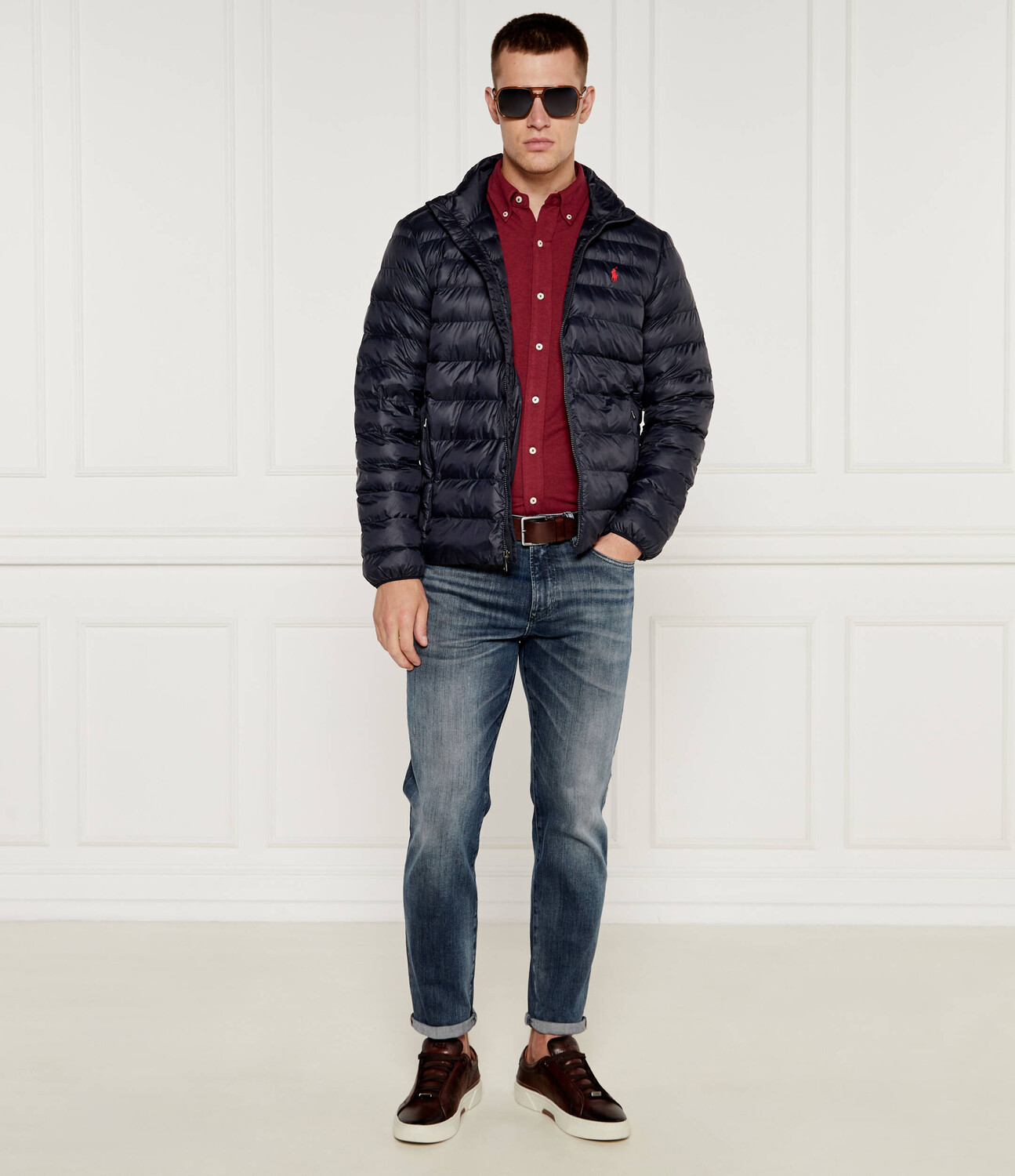 Куртка POLO RALPH LAUREN TERRA JKT Straight fit, темно-синий — фото 2