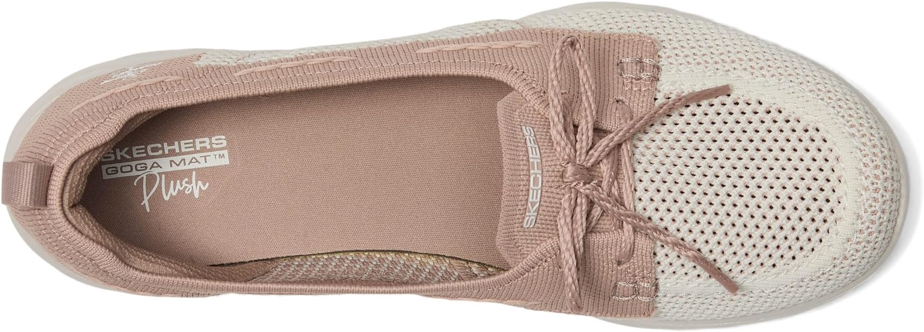 Кроссовки SKECHERS On-The-Go Ideal Knit Skimmer, Taupe/Natureal — фото 2