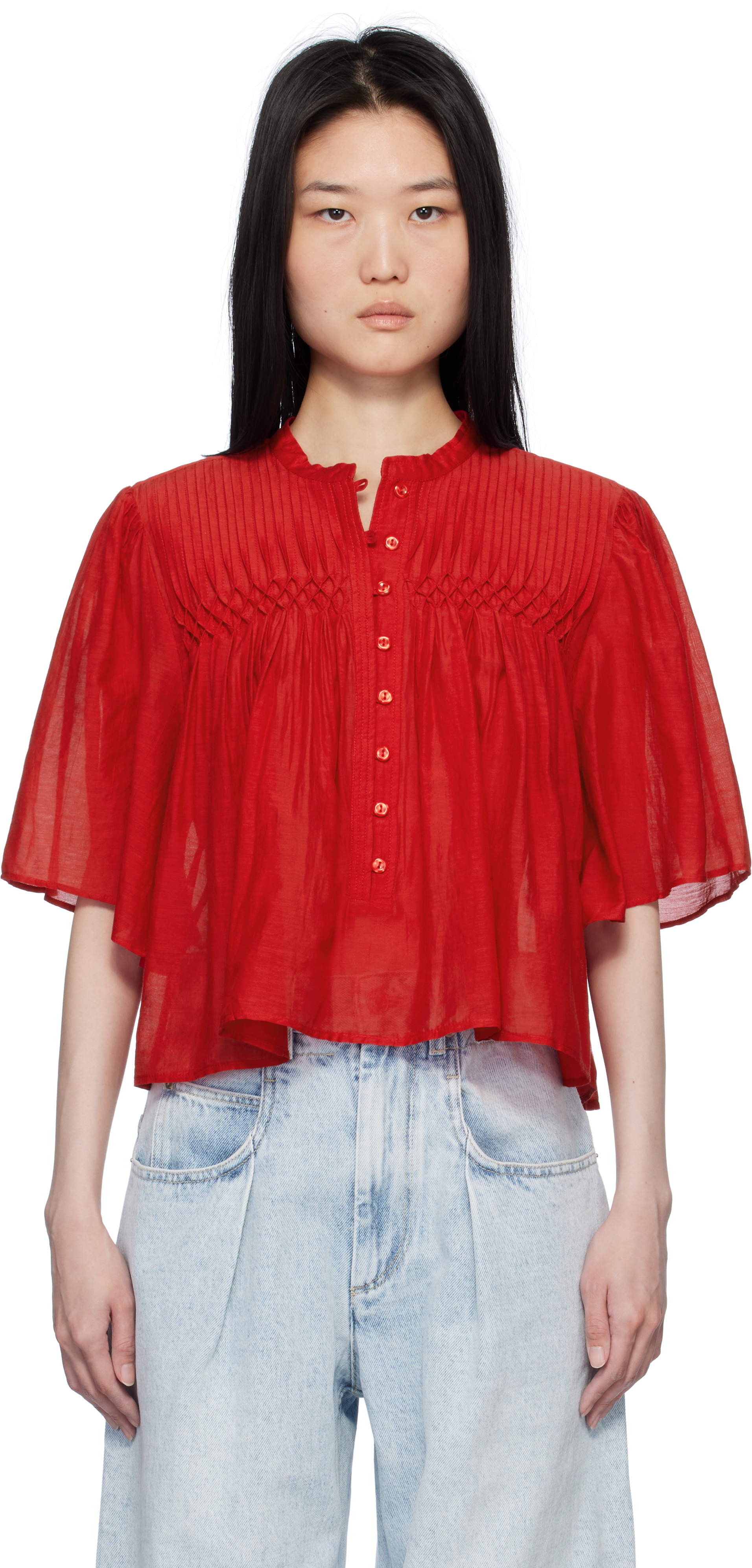 

Блуза «Судьба» Isabel Marant Etoile, красный