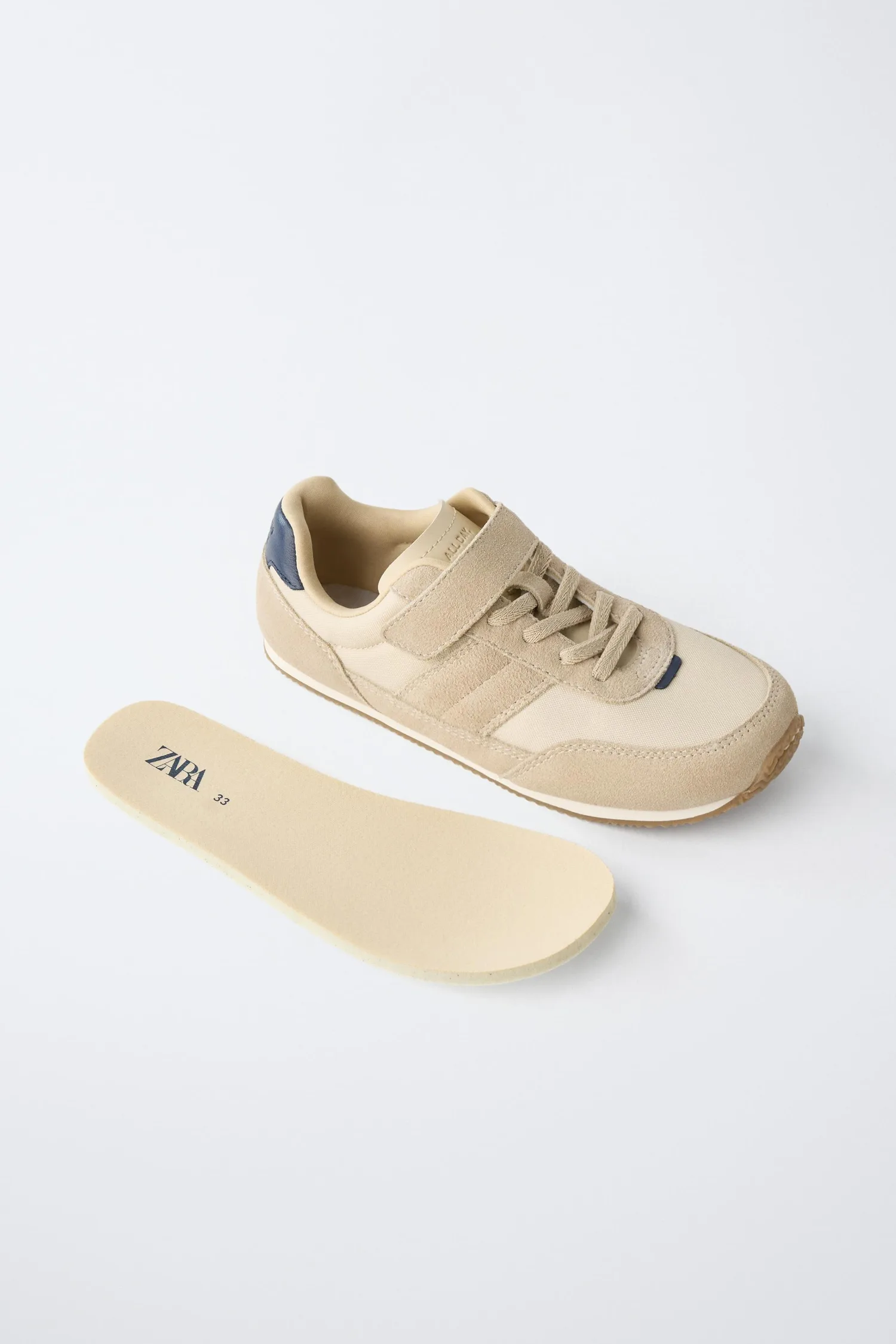 Кроссовки для ходьбы босиком Zara, экрю/белый — фото 4