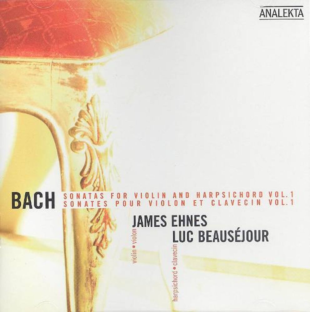 

Диск CD Bach: Sonatas for Violin & Harpsichord Vol.1 [Import] - J.S. Bach, James Ehnes, Luc Beausejour