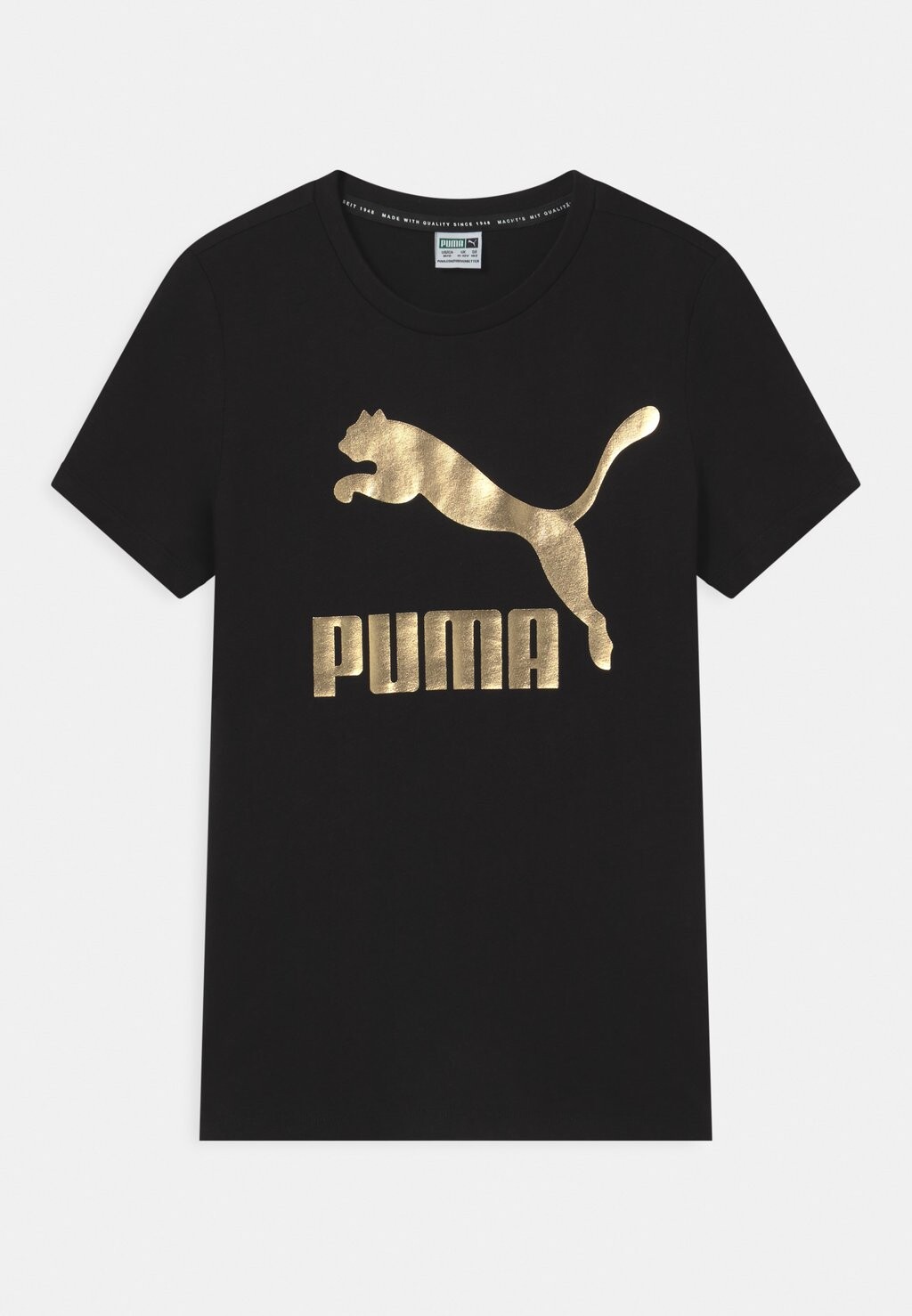 

Футболка с принтом Classics Logo Tee Unisex Puma, цвет puma black