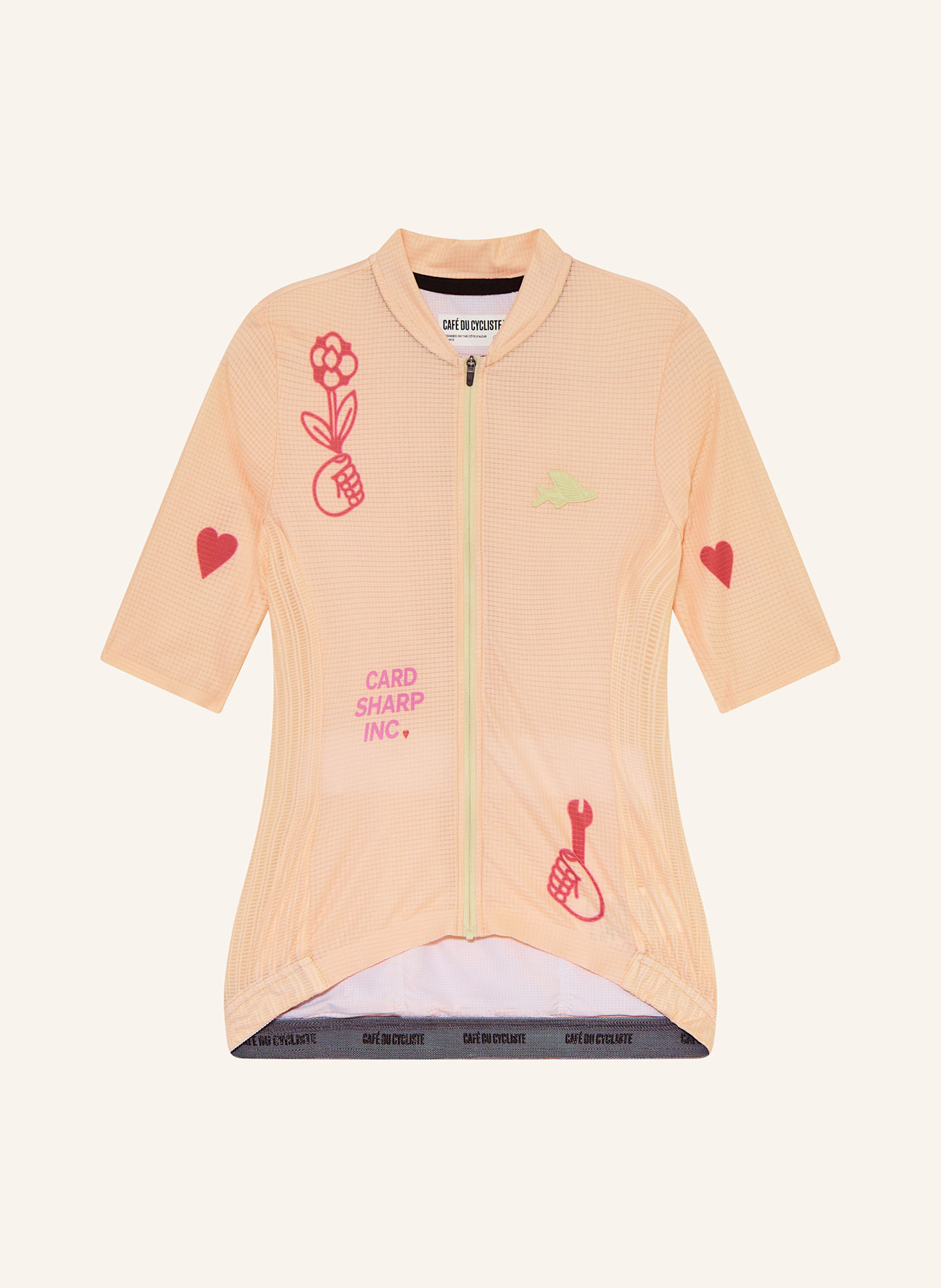 

Велосипедная майка анжелина Café Du Cycliste, мультиколор
