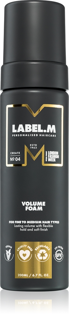 

Роскошный мусс для придания объема Fashion Edition для всех типов волос Label.M, 200 мл