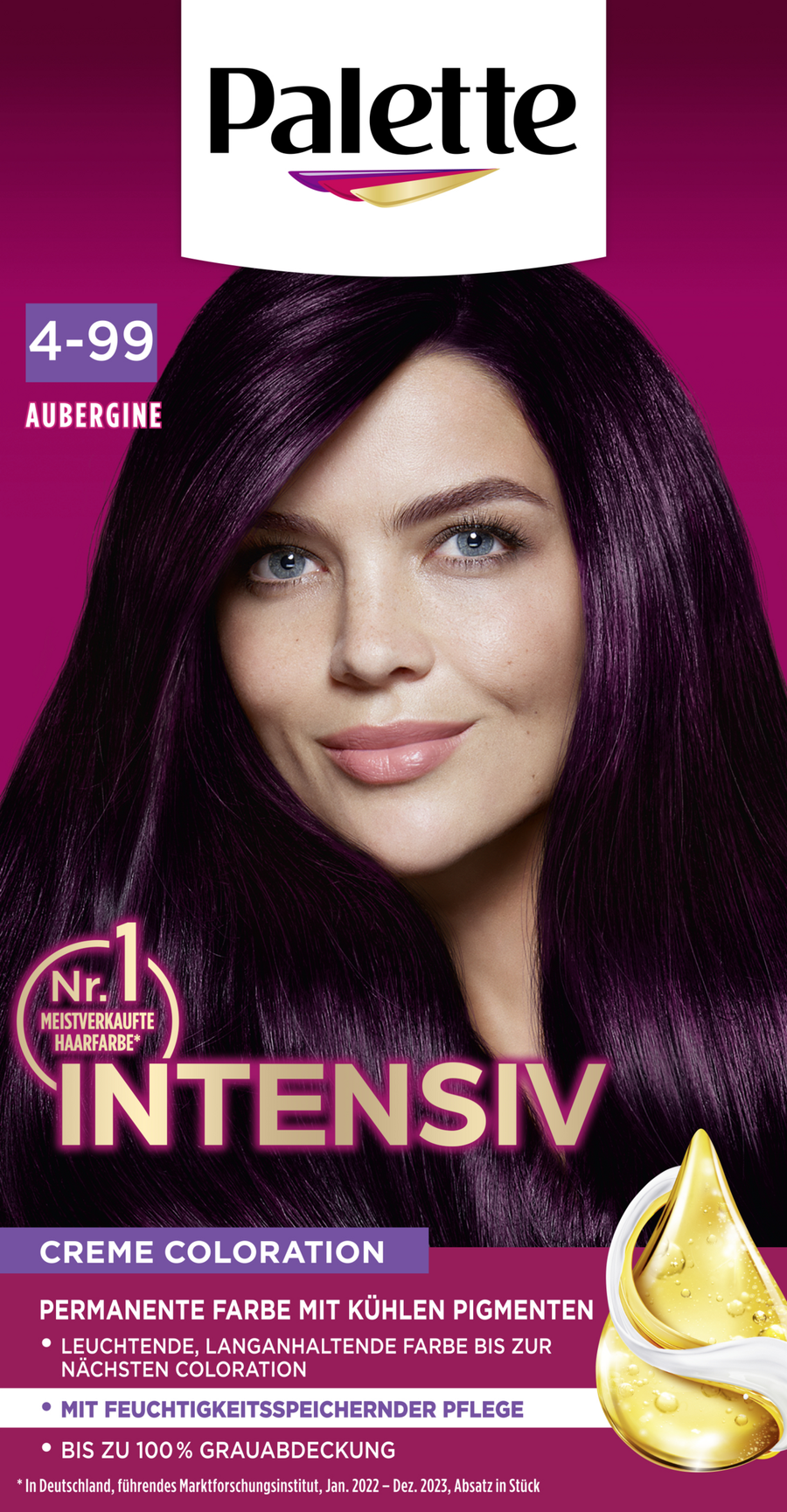 

Краска для волос Poly Palette Intensiv Creme Coloration 4-99 Aubergine