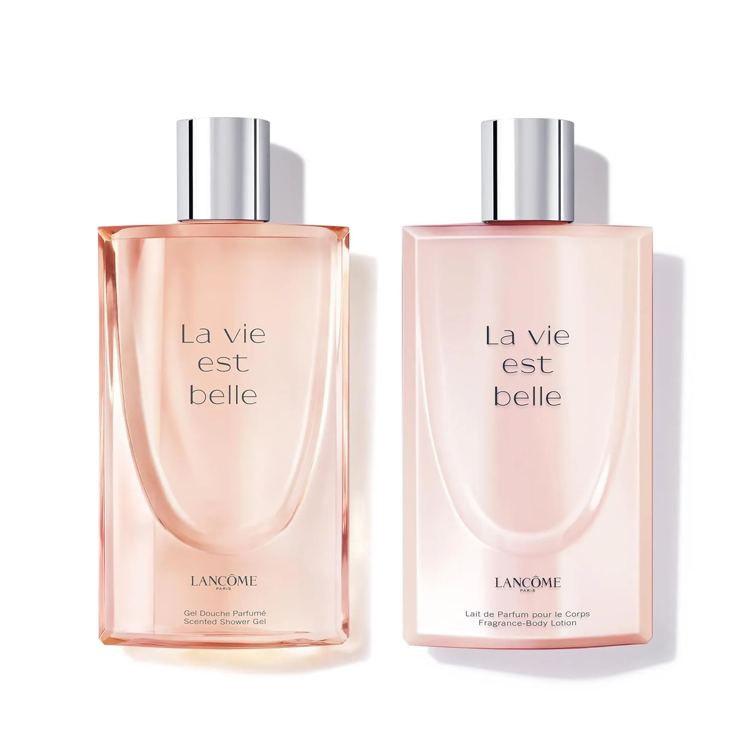 Lancôme La Vie Est Belle дуэт геля для душа и лосьона для тела - женский парфюмерный набор с цветочными и сладкими нотами ириса, пачули, ванили и карамели