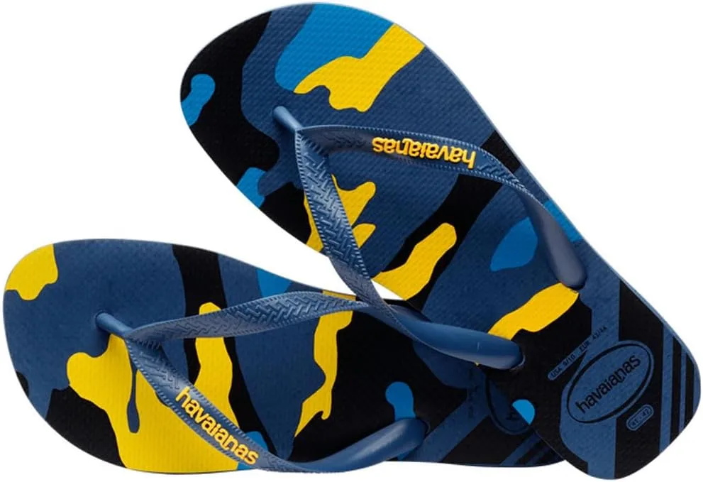 Шлепанцы Havaianas Top Camu (Mini Me), синий — фото 4