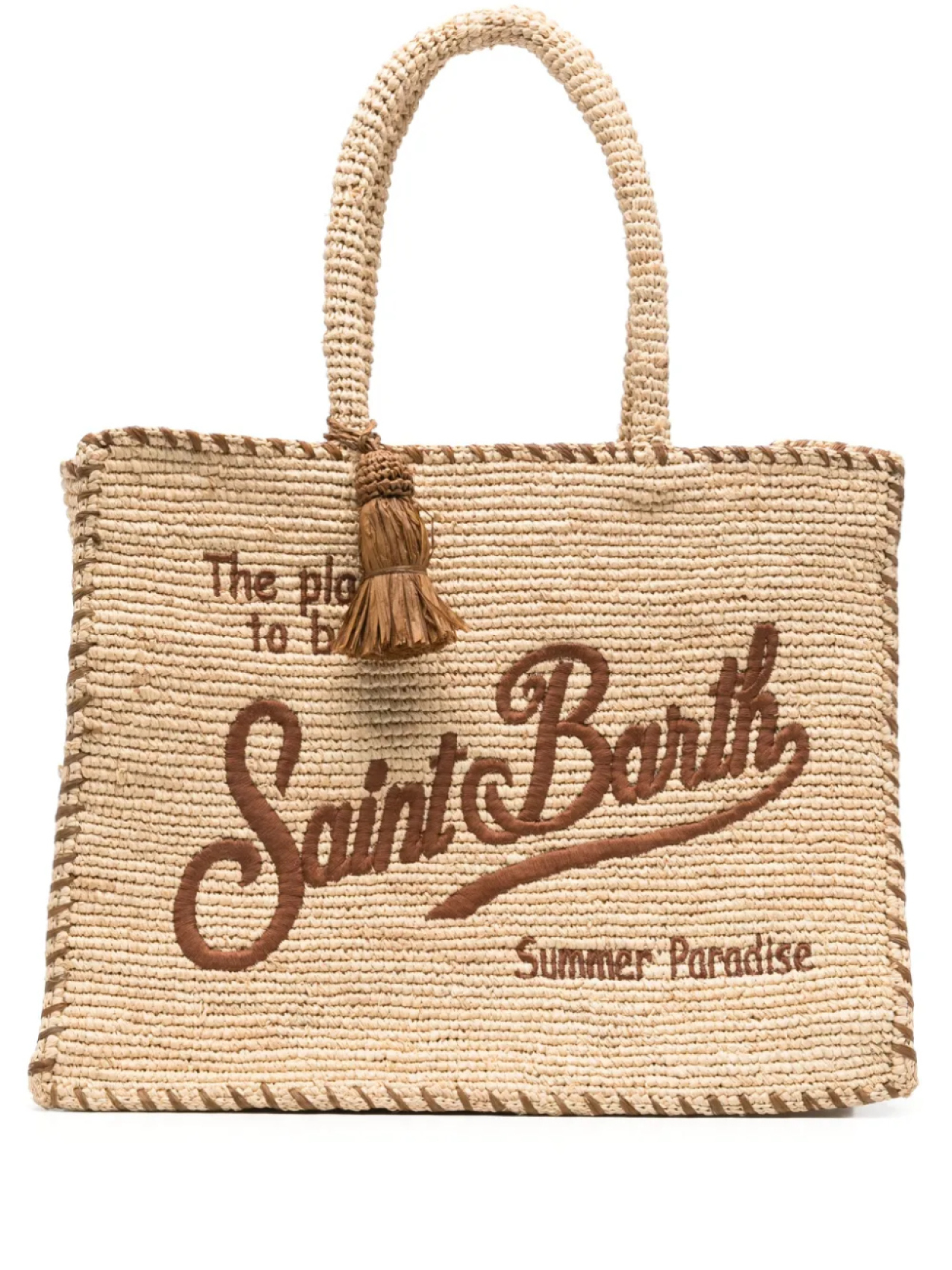 

Сумка-тоут MC2 Saint Barth Vanity Raffia, нейтральный