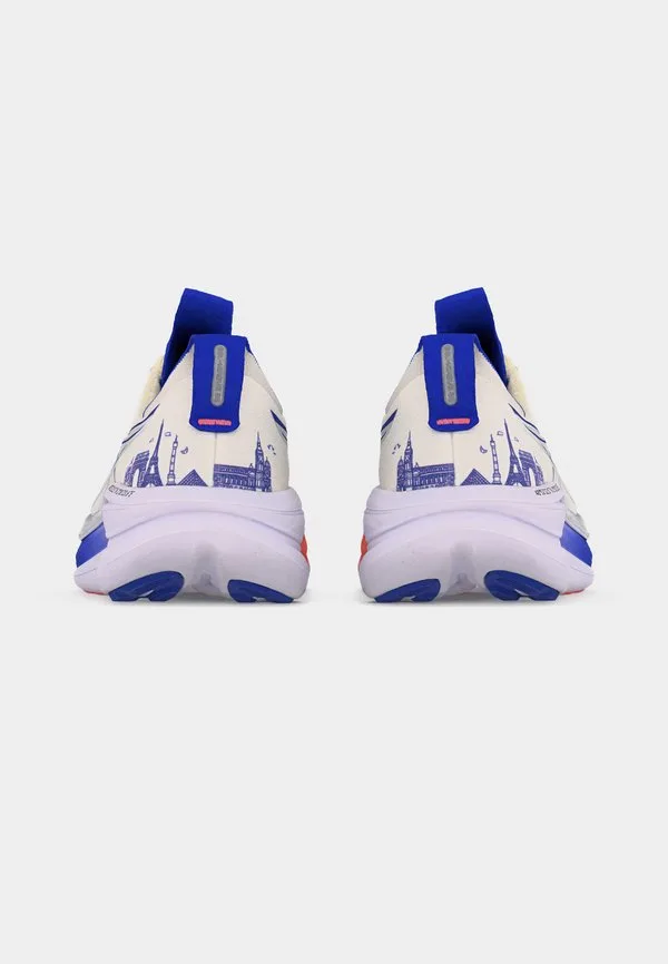 Кроссовки для бега по шоссе gel nimbus 28 paris marathon edition, кремовый/серебристый цвет Asics, Cream/Pure Silver-Coloured — фото 4