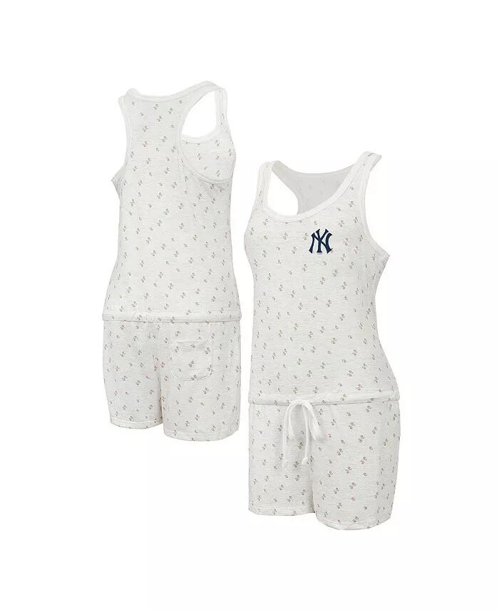 

Женский кремовый комбинезон New York Yankees Gardner Hacci Knit Concepts Sport