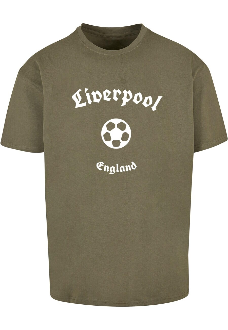 

Футболка Merchcode LIVERPOOL X, оливковый