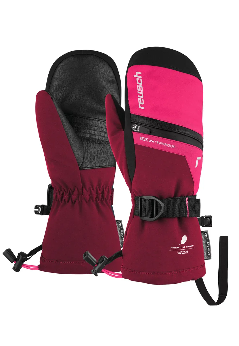 

Варежки Reusch "Lando R-TEX XT Junior Mitten", с высочайшим уровнем тепла, розовый