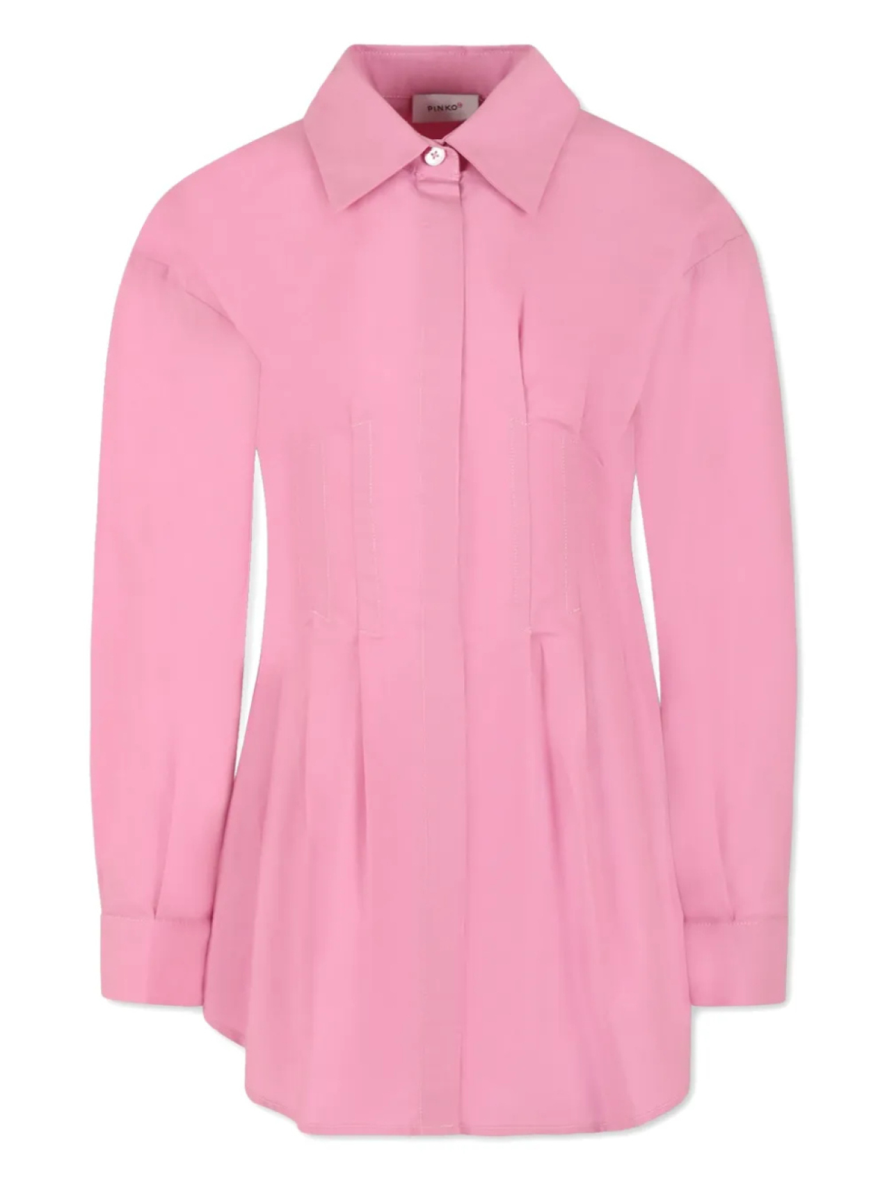 

Платье Pinko Kids из хлопка, розовый
