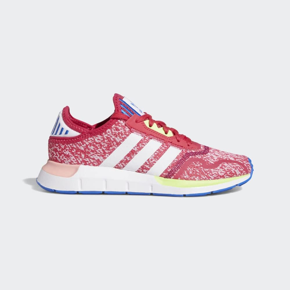 Кроссовки adidas Kids' Swift Essential, белый/черный/зеленый — фото 3