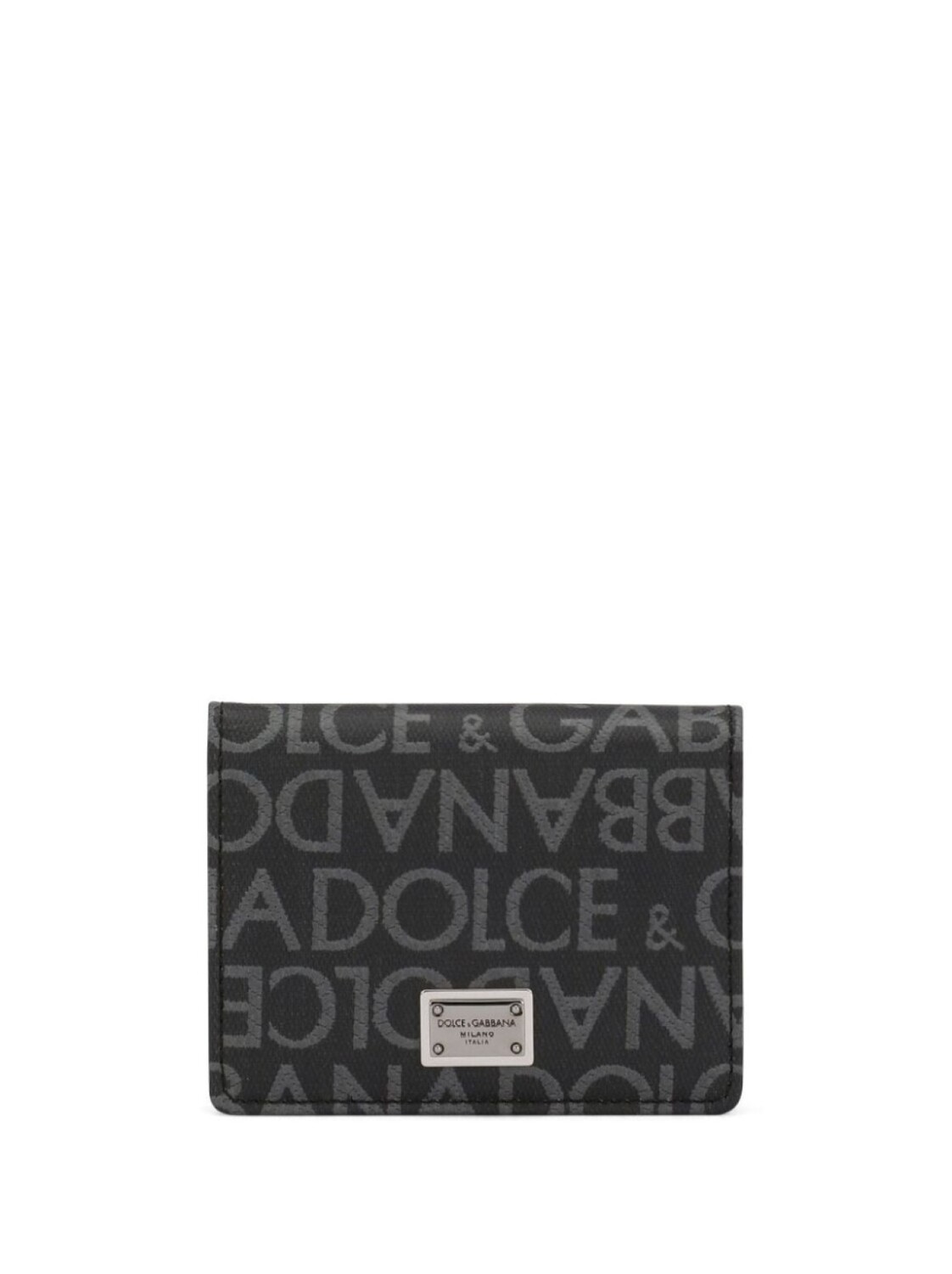 

Dolce & Gabbana складной картхолдер с жаккардовым логотипом, черный