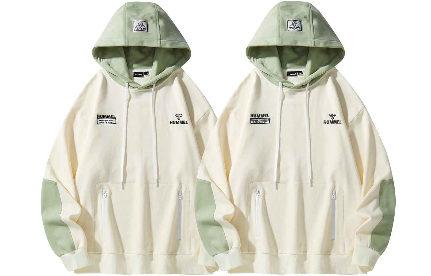 

Свитшоты Unisex Hummel, 2 шт (Бежевый+Бежевый)