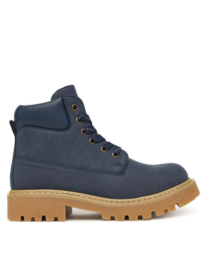 

Ботильоны на шнуровке Tommy Hilfiger T3X5-34125-1269 D, темно-синий
