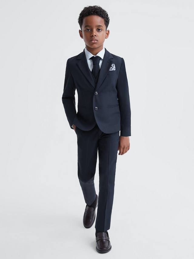 

Детский блейзер Hope из шерстяной смеси Reiss, Navy