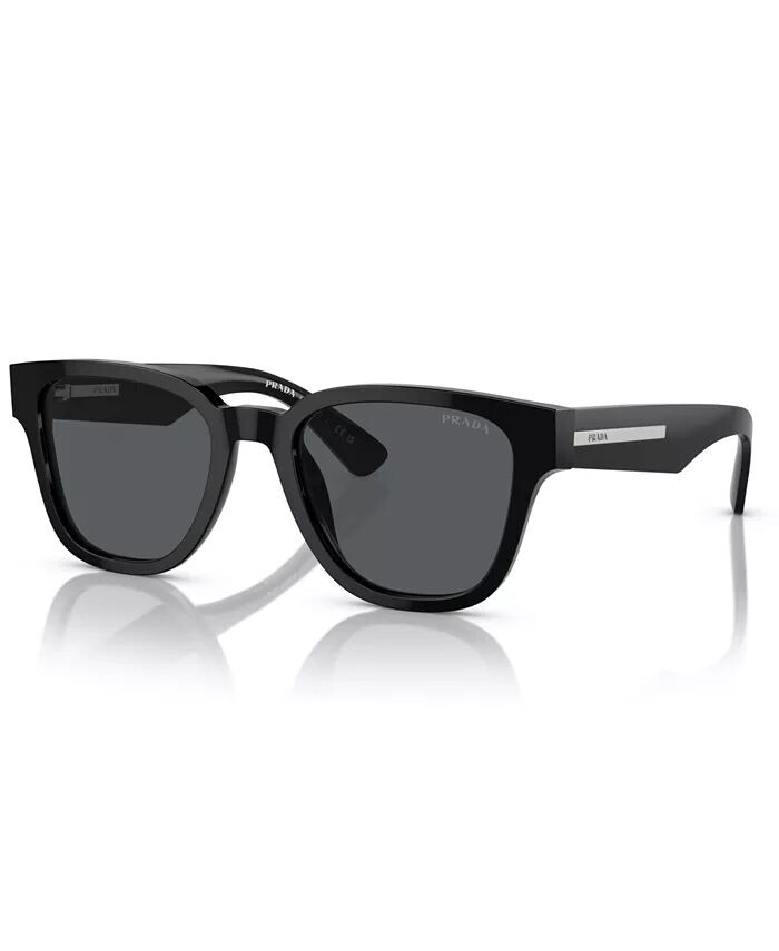 

Круглые мужские солнцезащитные очки, PR A04S PRADA, черный
