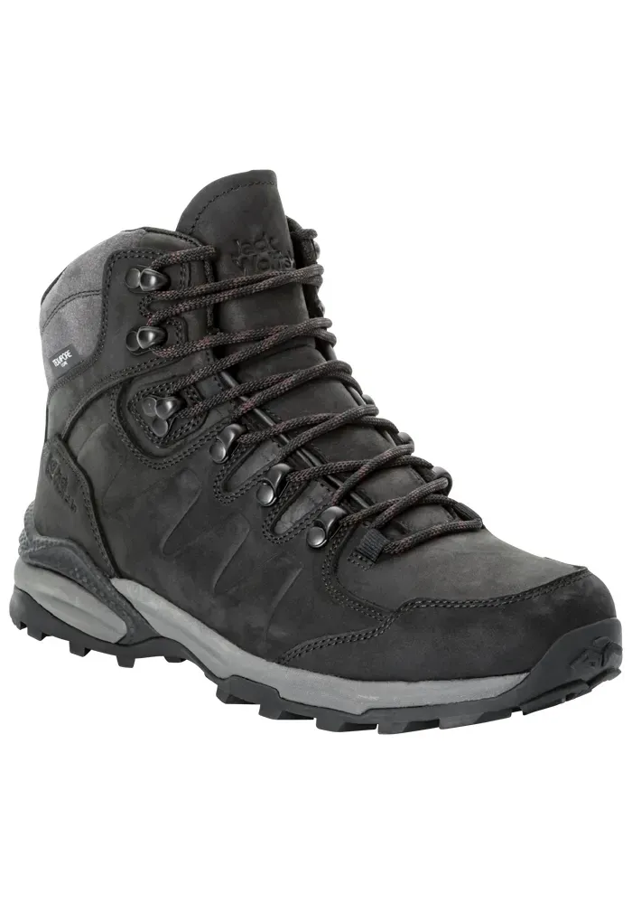 Трекинговые туфли Jack Wolfskin "REFUGIO PRIME TEXAPORE MID W", цвет Phantom — фото 3