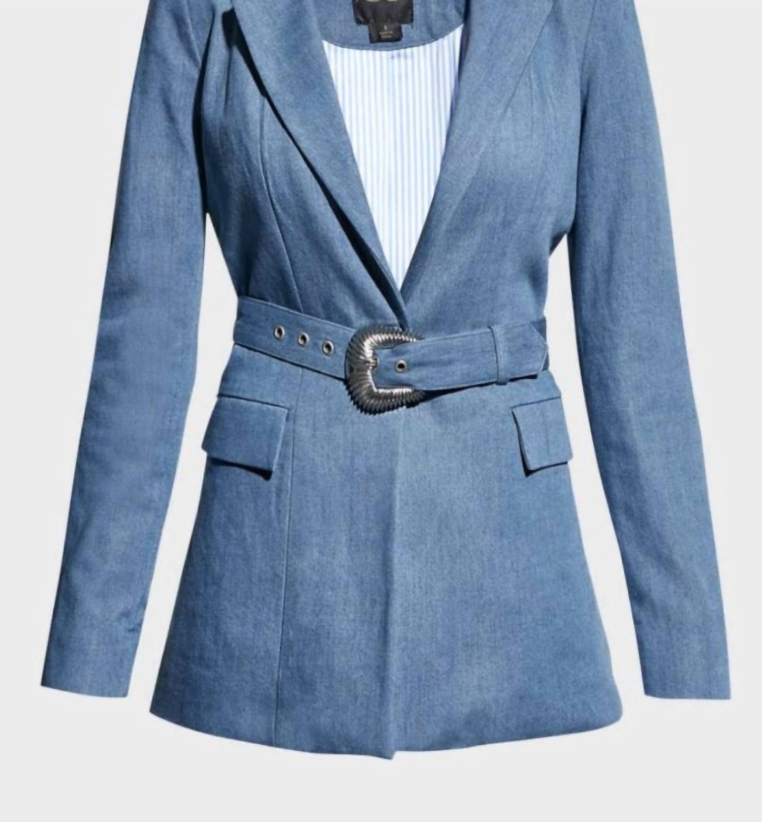 

Женский блейзер Dominga из денима AS by DF, цвет denim