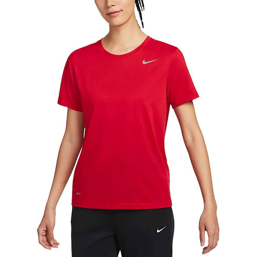 

Nike Футболка Dri Fit женская university red, Красный, Nike Футболка Dri Fit женская university red