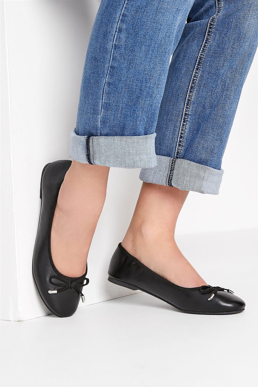 Балетки Long Tall Sally с бантиками, черный