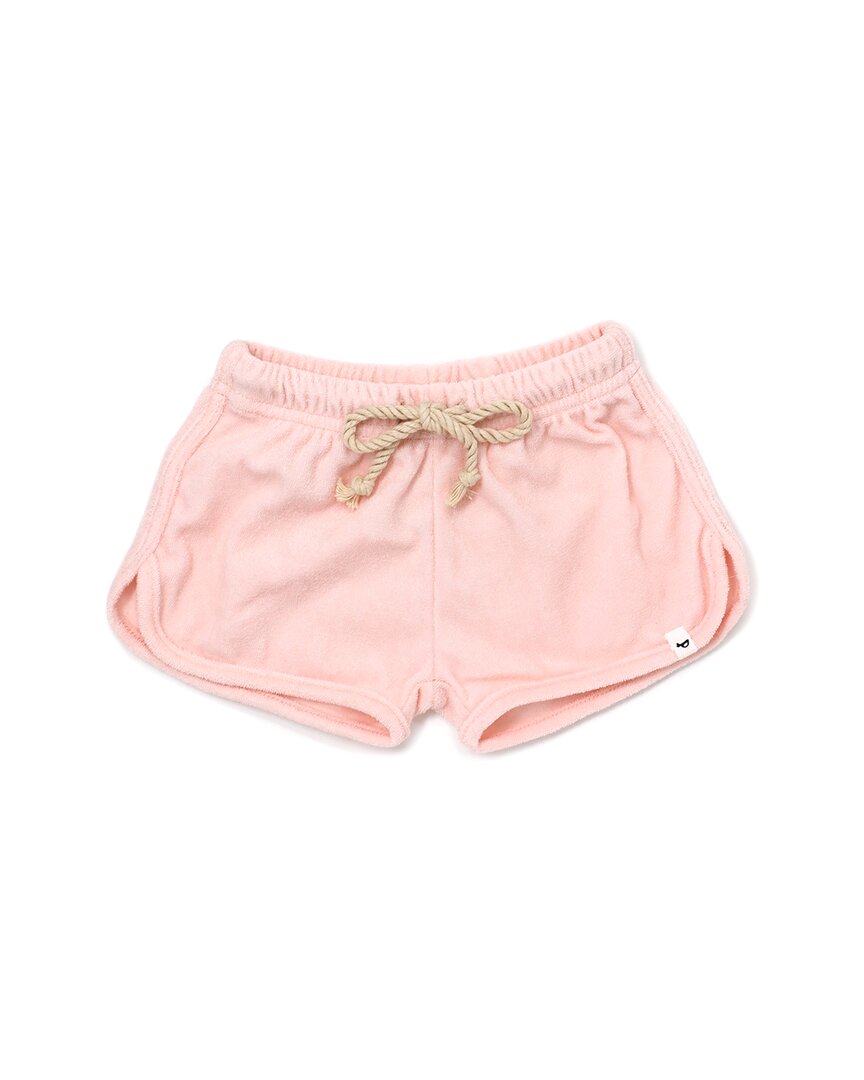 

О, детка! Короткие махровые шорты на шнурке Oh baby!, розовый