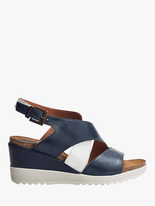 Кожаные сандалии Kalina Moda in Pelle, Navy