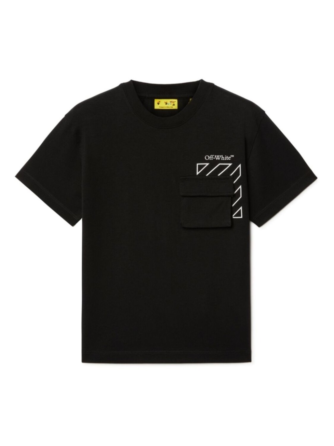 

Футболка с надписью «Карго» Off-White Kids, черный