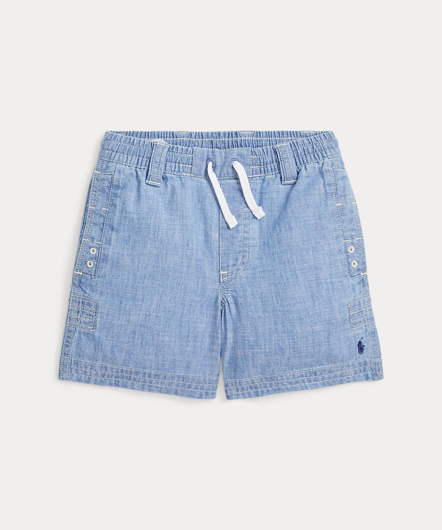 Шорты из шамбре цвета индиго на завязках (для мальчиков, 2-7 лет) Polo Ralph Lauren, 450 Blue
