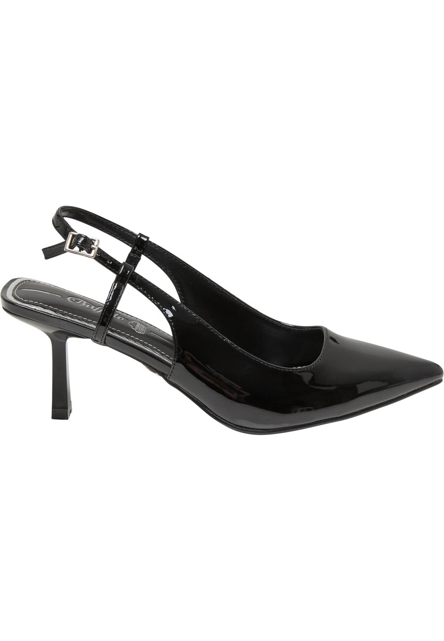 Туфли-лодочки с открытой пяткой BUFFALO, Black