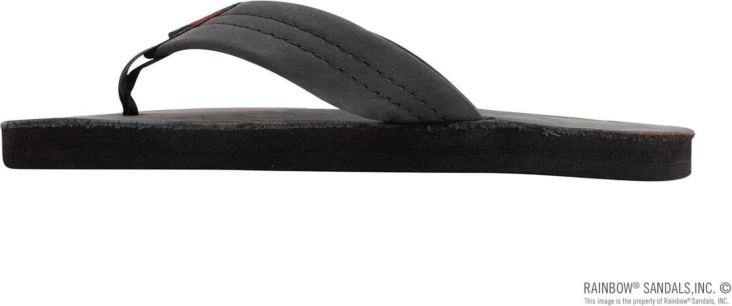 Детские сандалии Rainbow, однослойные, из высококачественной кожи Rainbow Sandals, черный — фото 2