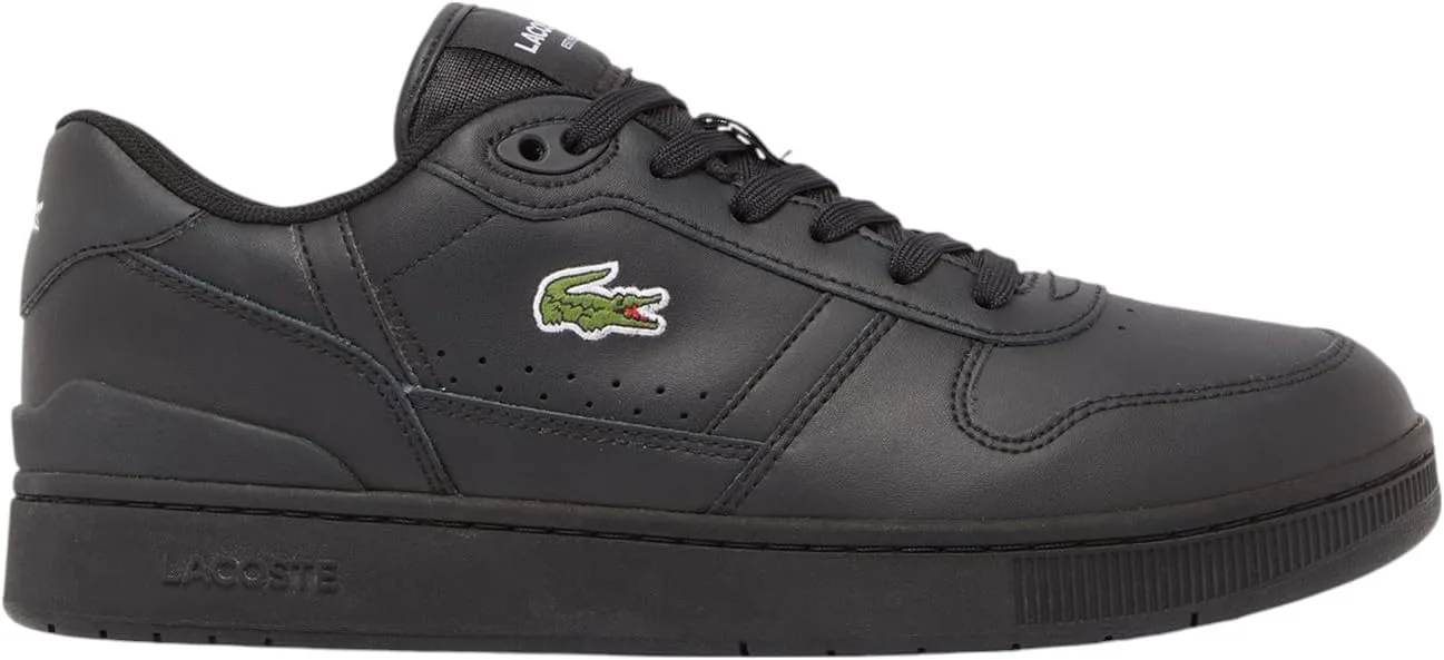 Кроссовки мужские Lacoste T-Clip Set Leather, черный — фото 4