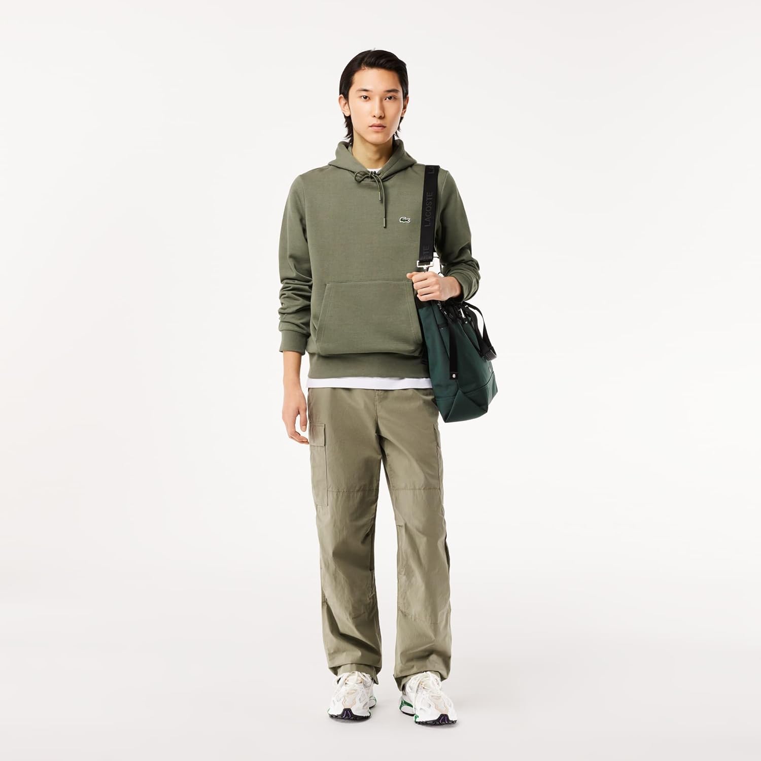 Мужская толстовка с длинным рукавом Lacoste, Green — фото 2