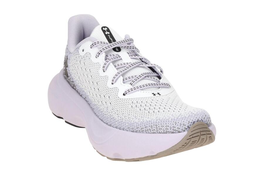 Спортивные кроссовки Under Armour Infinite фиолетово-серые женские 3027524 — фото 3