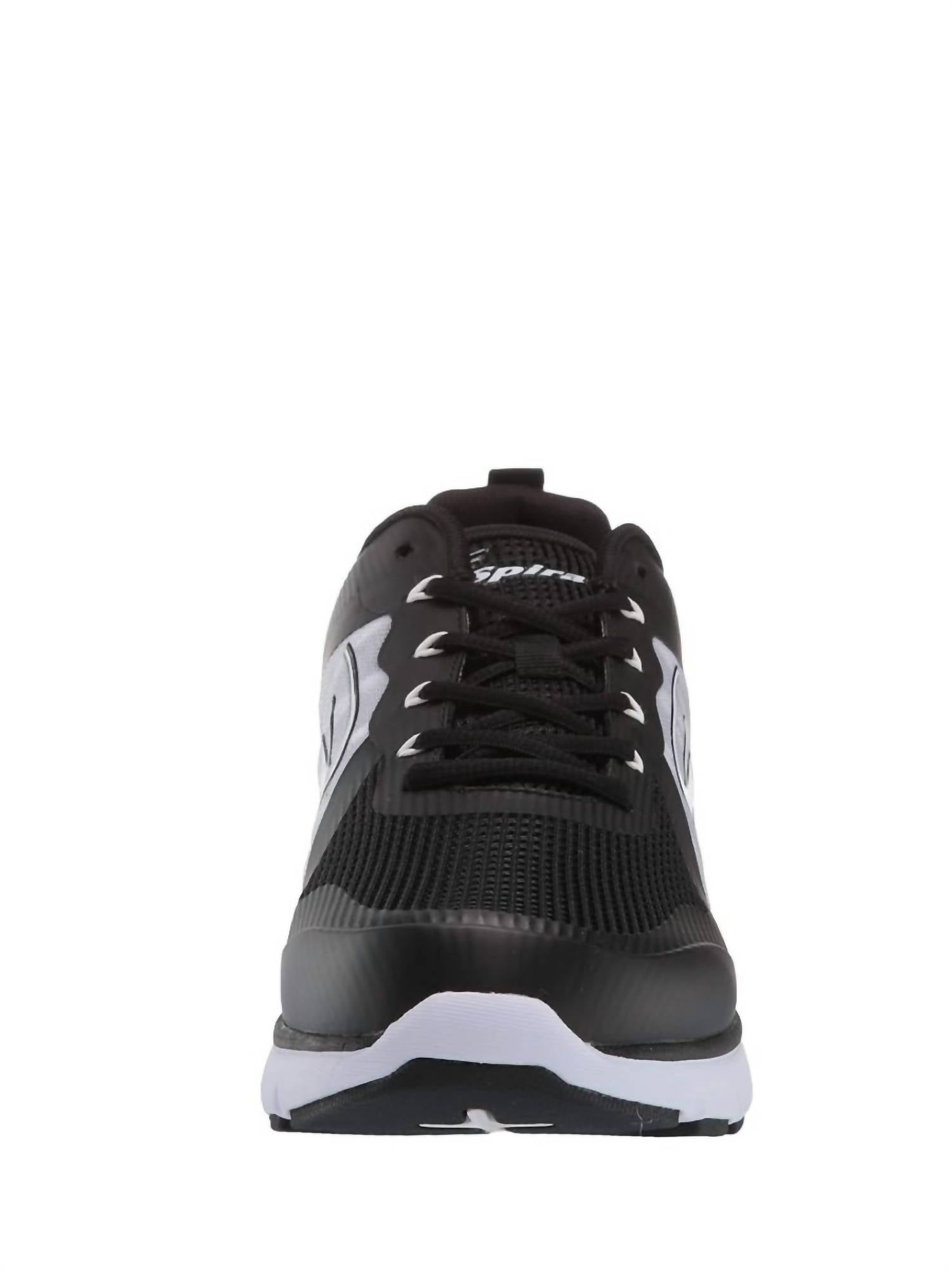 Женские кроссовки Cloudwalker - Средняя ширина в черном/белом цвете Spira — фото 3