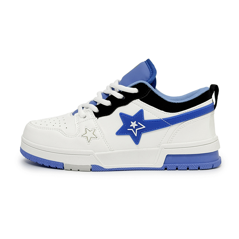 

Скользостойкие, износостойкие, дышащие, увеличивающие рост низкие кроссовки для скейтбординга Unisex BAOZAOGONGYANG, JP3550 Carolina синий