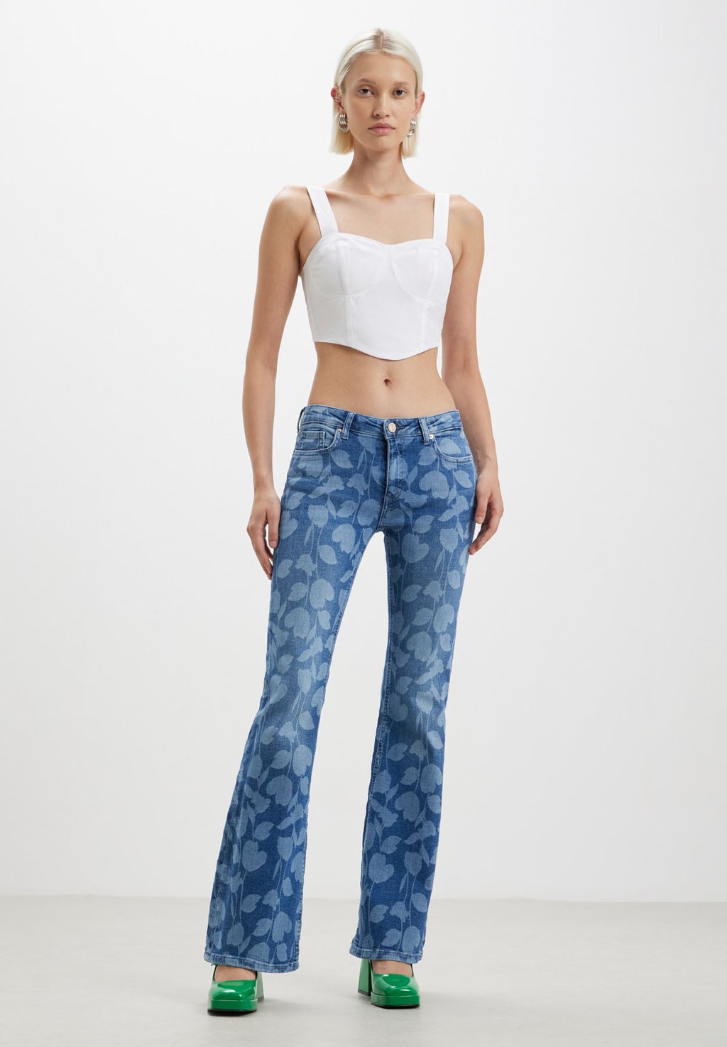 

Расклешенные джинсы FIORI Calliope, синий деним