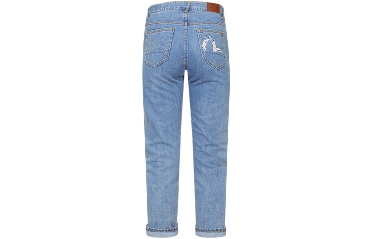 

Джинсы женские деним синие Evisu