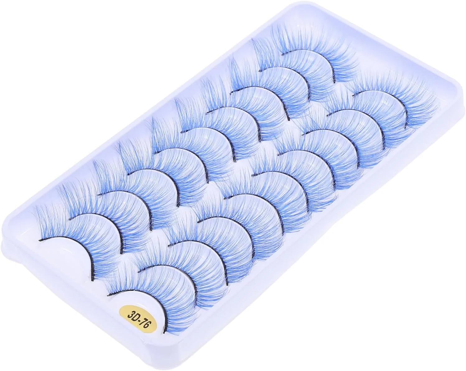 Ресницы накладные голубые OSOLADY 10 пар