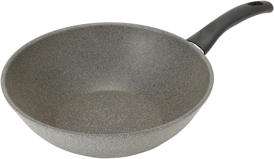 

Ballarini 75002-895 Ferrara Wok, 11 дюймов (28 см), совместимость с индукционной индукцией, 5-слойное гранитиевое покрытие, производство Италия