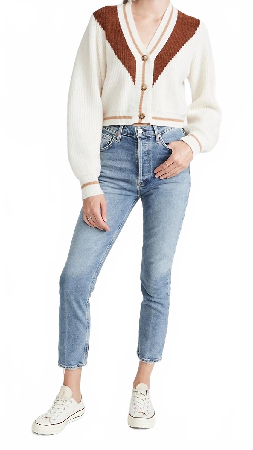 

Джинсы Jolene с высокой талией и ямочками Citizens Of Humanity, Dimple