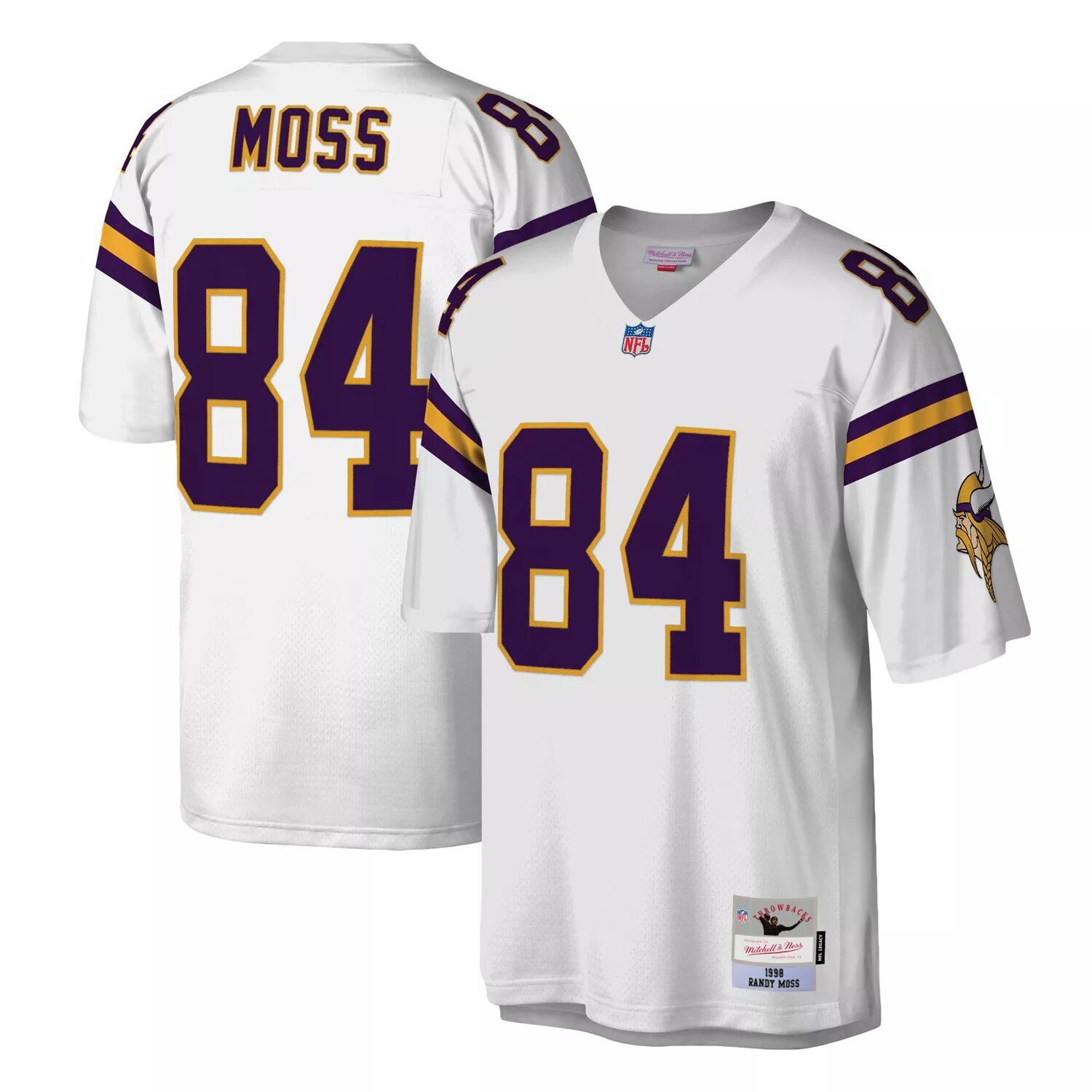 

Мужская белая майка Mitchell & Ness Randy Moss Minnesota Vikings Legacy, реплика, Белый, Мужская белая майка Mitchell & Ness Randy Moss Minnesota Vikings Legacy, реплика