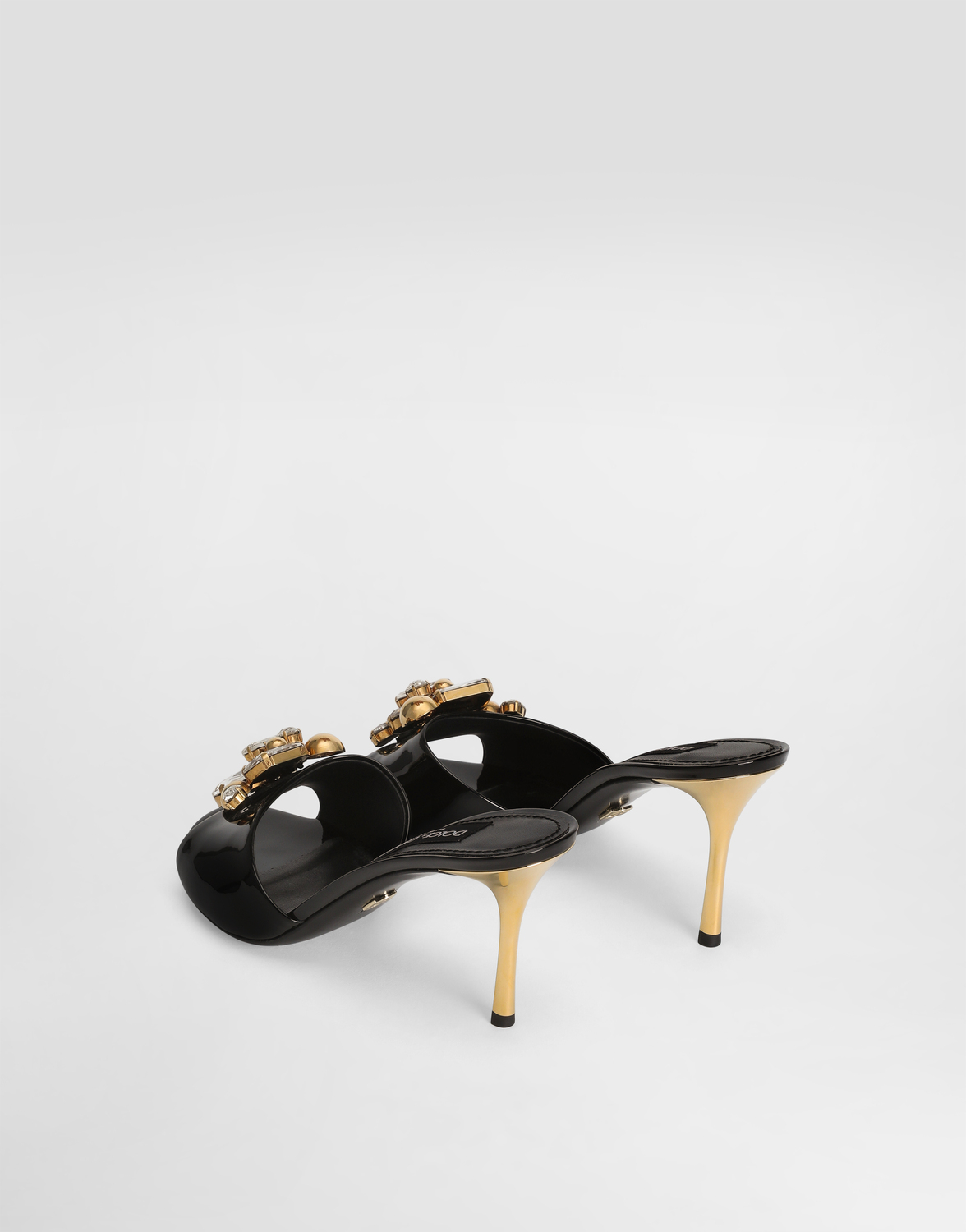 Лакированные мюли Keira с украшением DOLCE & GABBANA, мультиколор — фото 3